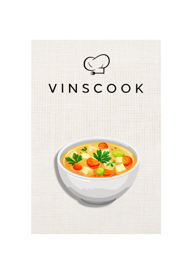 Potage de légumes taillés